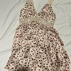 V-shape mini dress from Reformation